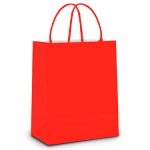 Bolsas de papel kraft tamaño P. ROJO