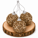 Bolas con Glitter. CHA