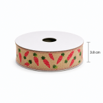 Cinta aramada decorada. ZANAHORIAS