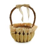 Cesta decorada. RUSTICO