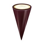 Papel metalico formato cono (incluye etiqueta). MARRON