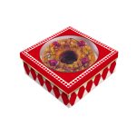 Caja para roscas navideñas. REI LINES