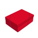 Cajas de cartón tipo base/tapa (tamaño P): CHARMIN RED