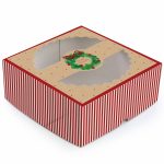 Caja para Roscas Navideñas. GUIRNALDA