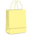 Bolsas de papel kraft Tamaño P. AMARILLO BEBE