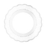 Hoja transparentes decoradas. ISABELLI BLANCO
