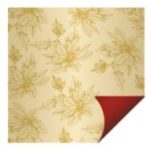 Papel laminado. FLOR DE NATAL
