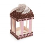 Caja tipo maleta para 1 cupcake. DELICACY
