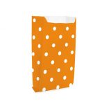 Bolsas de papel kraft para fast food. POA NARANJA/BLANCO