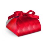 Caja para bien casado (incluye cinta). RELEVO ROJO