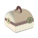 Caja tipo maleta para bien casado. SUEÑO DE CORDERITOS