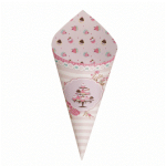 Cono de papel laminado. PATISSERIE