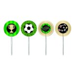 Pick para cupcake y dulces FUTBOL