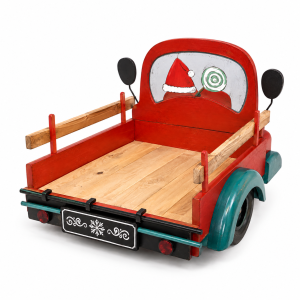 Auto de Papa Noel Metalico