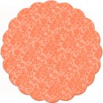 Blondas para bombones. RENDA NARANJA