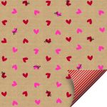 Papel Kraft para huevos de chocolate. AMOR