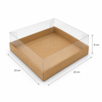 Caja para Torta Kraft