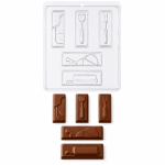 Molde Barra Churrasco Chocolate